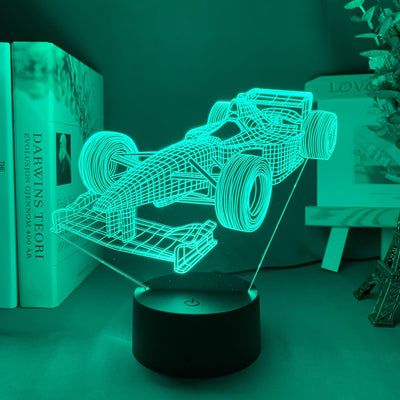 Formel-1-3d | illusionslampe mit farbmodus