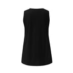 Damen Top aus Baumwolle | Ärmelloses V-Ausschnitt Top | Leichter Sommerstil für Alltag und Freizeit | Schmid
