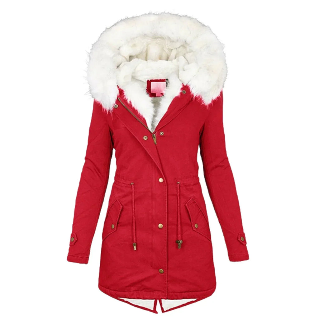Damen Winterjacke | Mit Kapuze Und Langarm Für Wärme Und Komfort