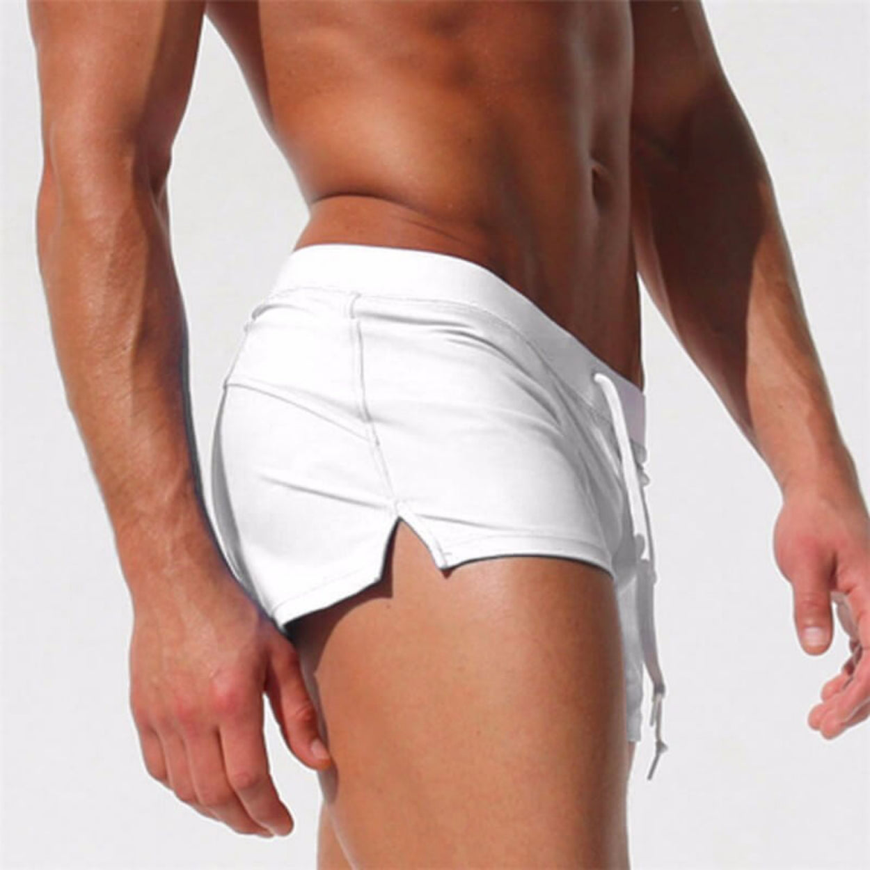 Moderne Herren Badehose – Schnelltrocknende Badeshorts Mit Elastischem Bund
