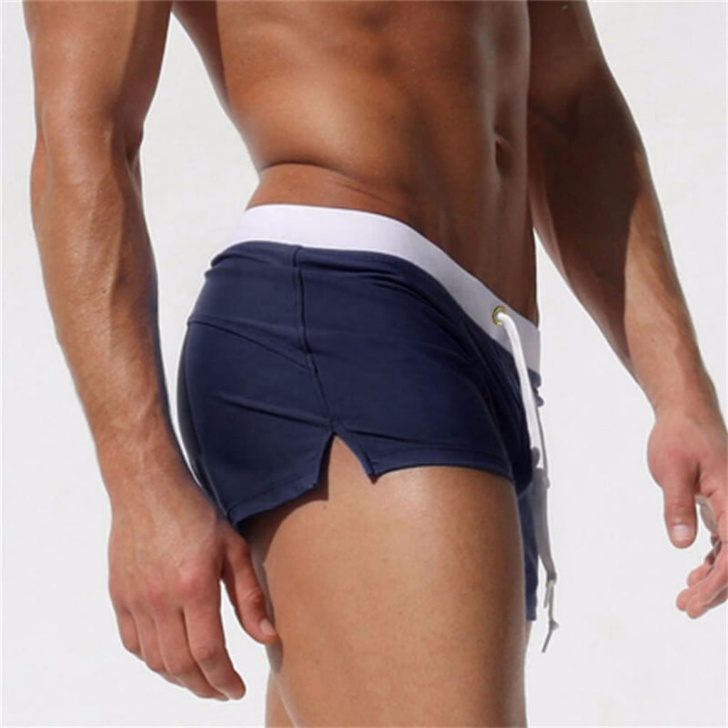 Moderne Herren Badehose – Schnelltrocknende Badeshorts Mit Elastischem Bund