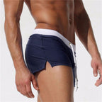 Moderne Herren Badehose – Schnelltrocknende Badeshorts Mit Elastischem Bund