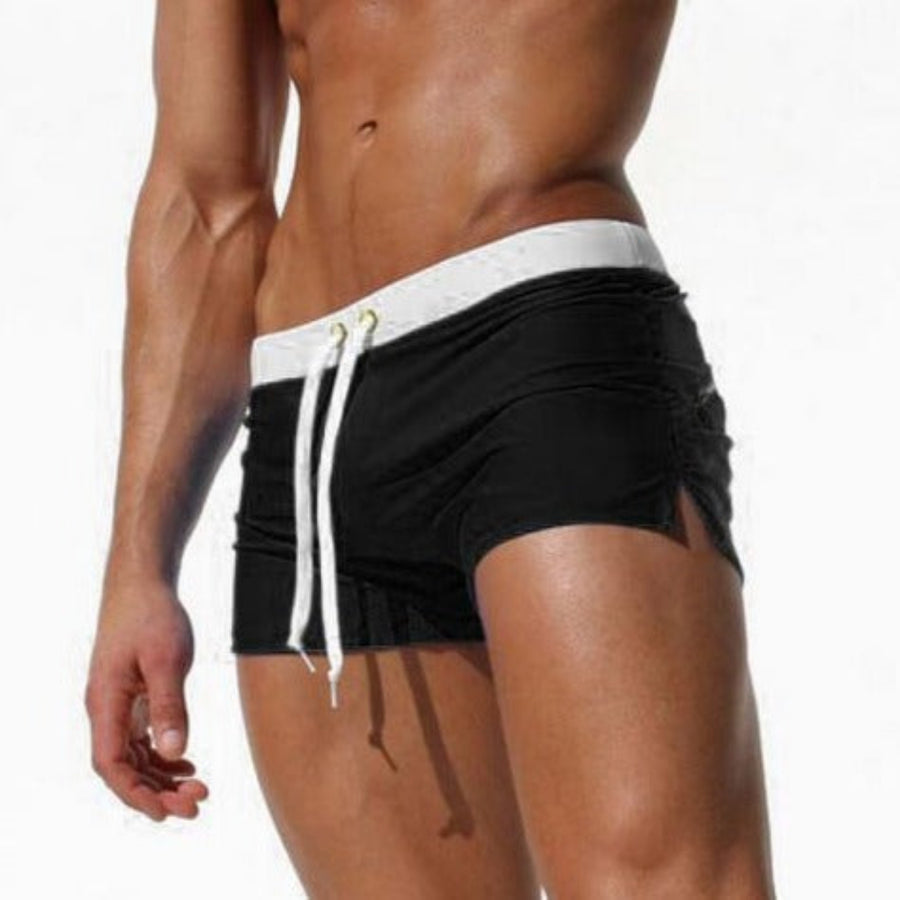 Moderne Herren Badehose – Schnelltrocknende Badeshorts Mit Elastischem Bund