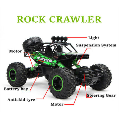 Ferngesteuertes Auto, 4x4, Monstertruck, l Rock Crawler, 2,4 G, Offroad-Kletterauto