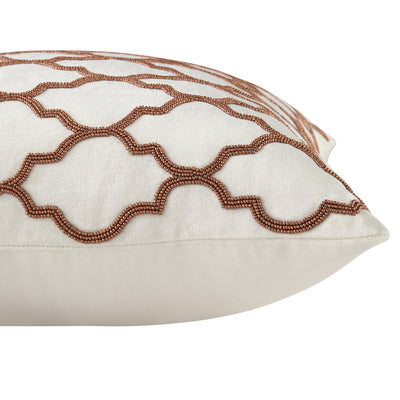 Luxe Collection Trellis Handbeaded Kissen | Exklusive Handarbeit & Luxusdekor