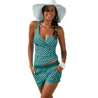 Tankini-Set aus Polyester | Zweiteiliges Tankini mit Gepunktetem Muster für | Strand und Pool | Schmid