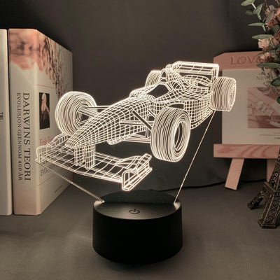 Formel-1-3d | illusionslampe mit farbmodus