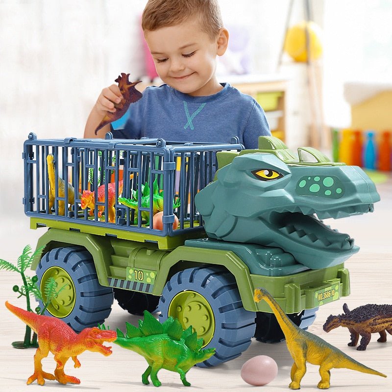 Dinotrek explorers set | dinosaurier- und fahrzeug-abenteuerspielzeug für kinder – urzeit entdecken & fantasievoll spielen