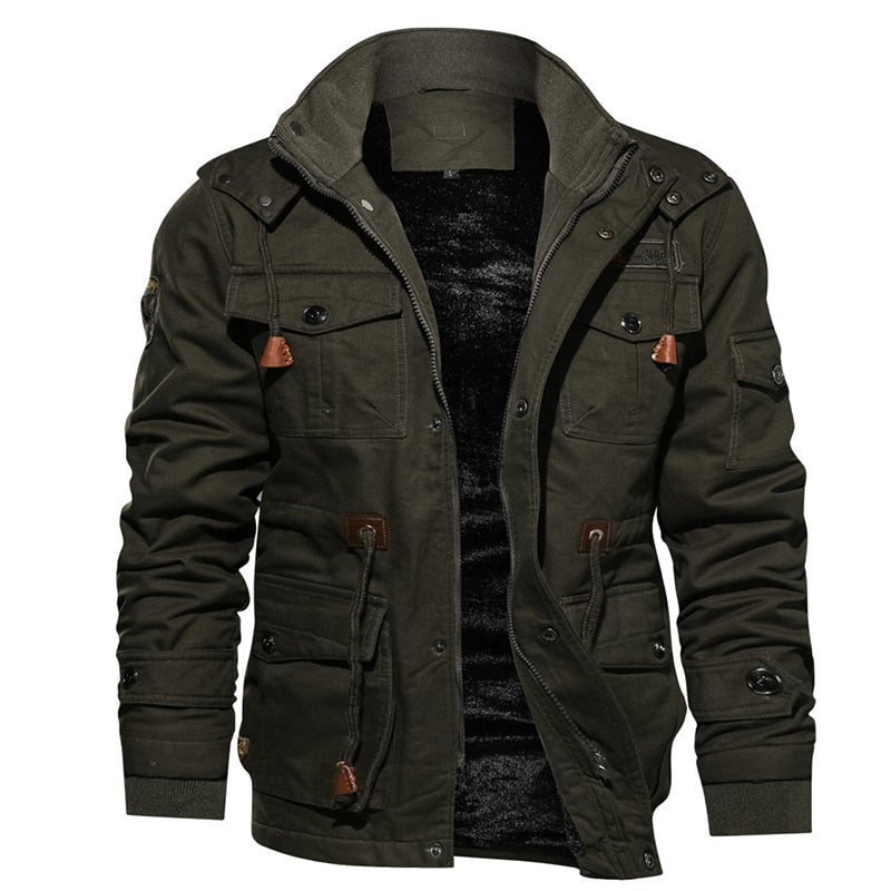 Commanders Jacke – Militärische Freizeitjacke Mit Knöpfen