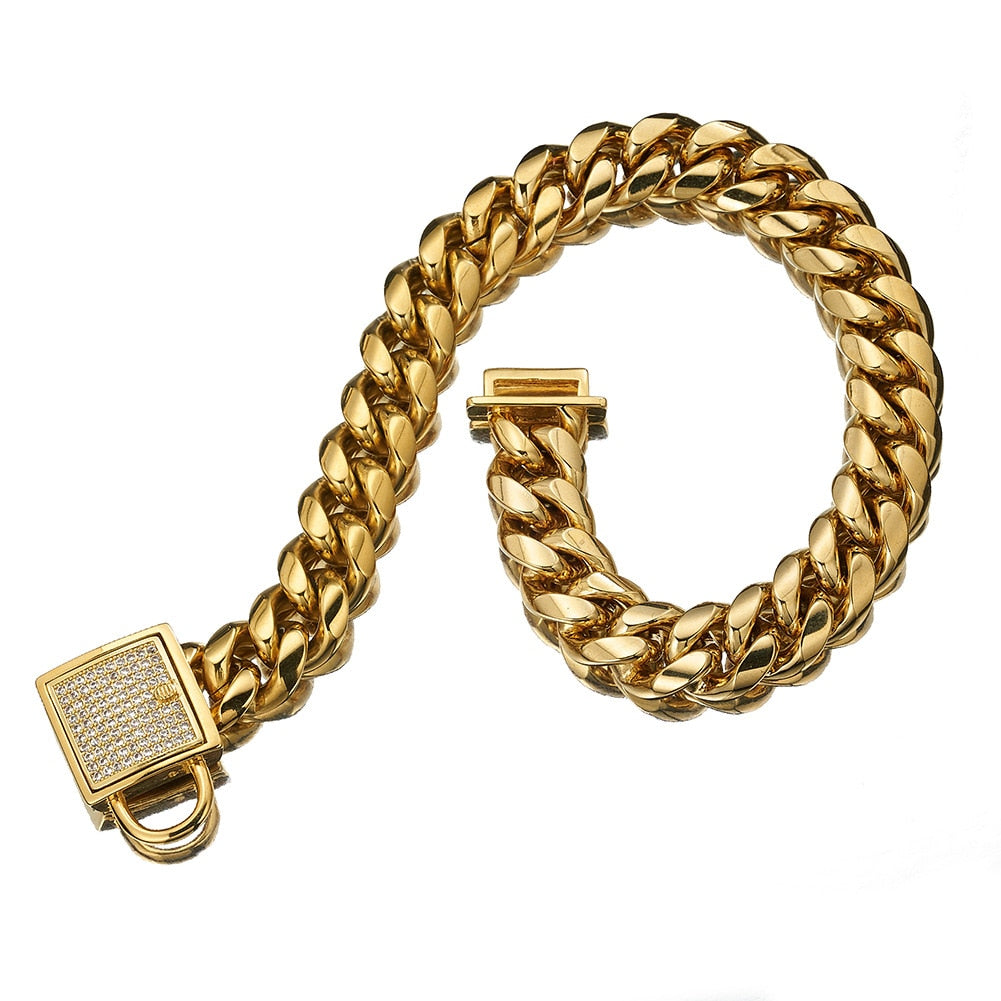 BlingBling – Metall‑Hundekette