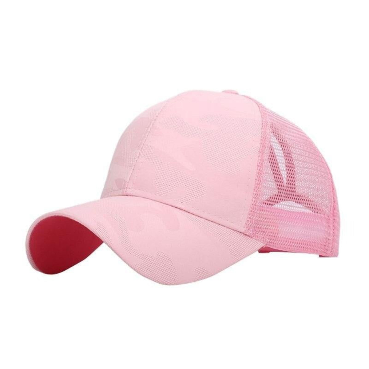 Leona - Baseballmütze Kappe mit Pferdeschwanzöffnung und Klettverschluss