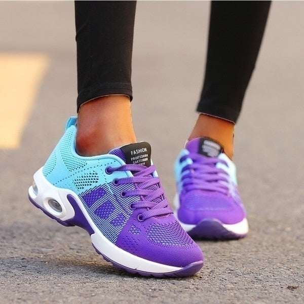 Damen Ergonomische Unterstützende Sneakers – Bequeme Freizeitschuhe Mit Fußgewölbeunterstützung