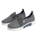 Damen Plateau Sneaker Slip-On mit Plateausohle – Freizeitschuhe