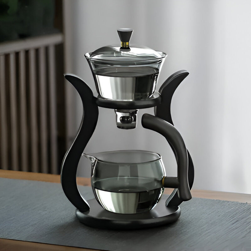 Artisan Teekanne Set – Glas-Teekanne mit Infuser und ergonomischem Griff