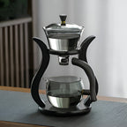 Artisan Teekanne Set – Glas-Teekanne mit Infuser und ergonomischem Griff