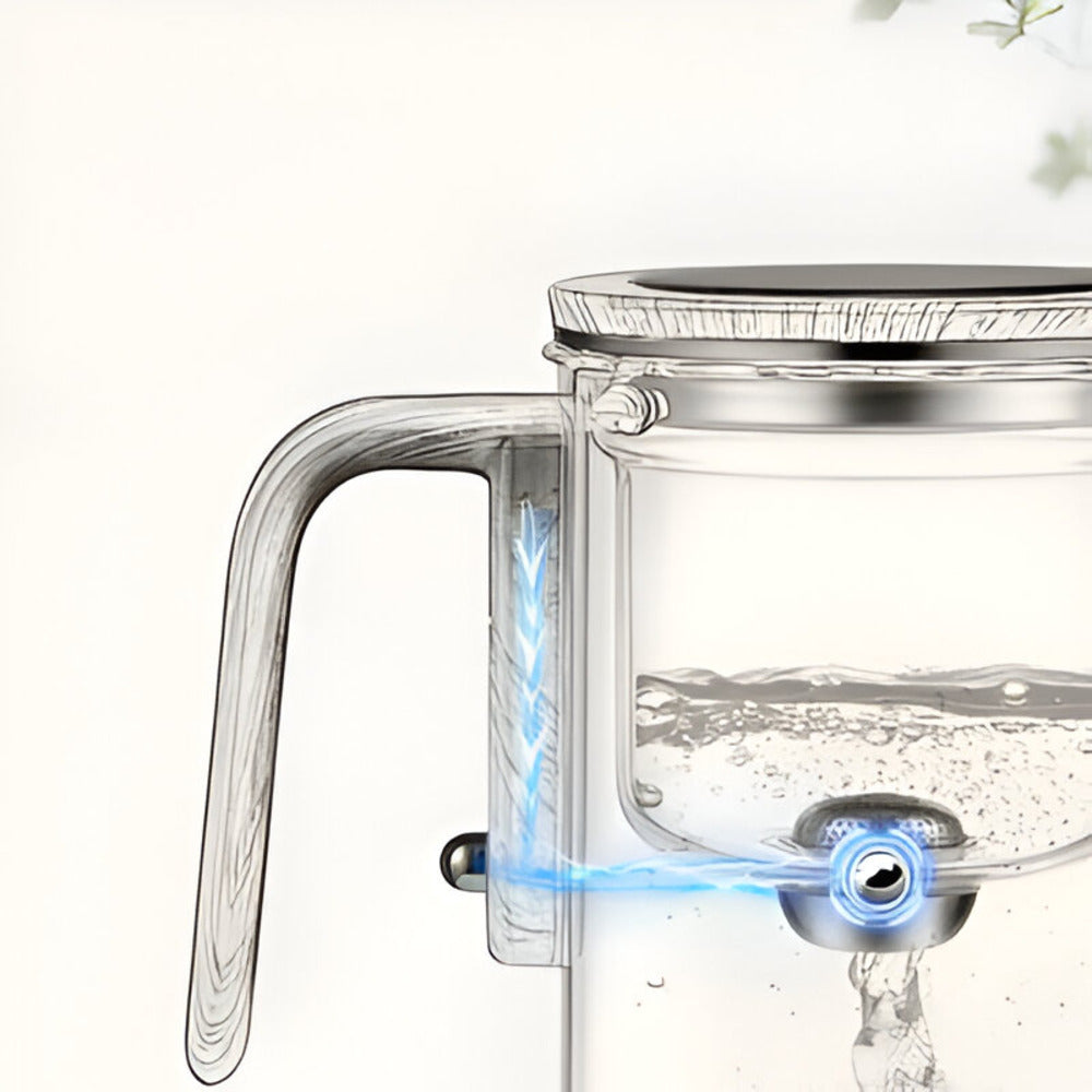 Elegante Glas-Teekanne mit Infuser – Teekanne für losen Tee