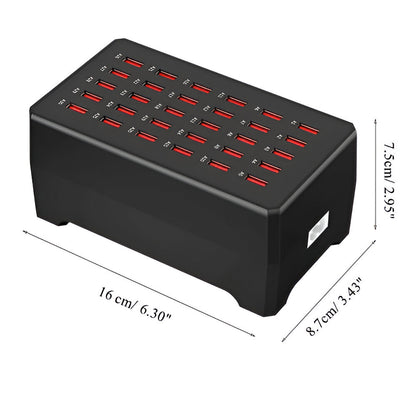 PowerPort Pro 30 | Universelle Multi-USB-Ladestation Mit 30 Anschlüssen