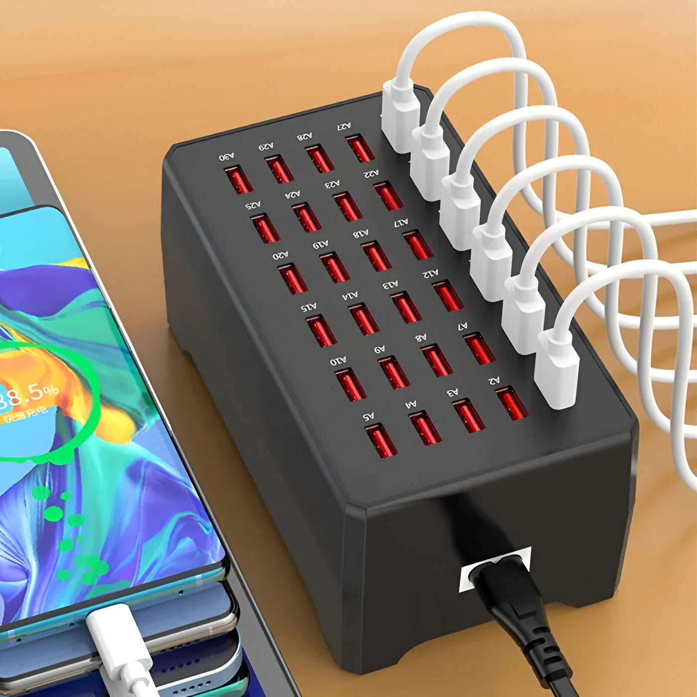 PowerPort Pro 30 | Universelle Multi-USB-Ladestation Mit 30 Anschlüssen