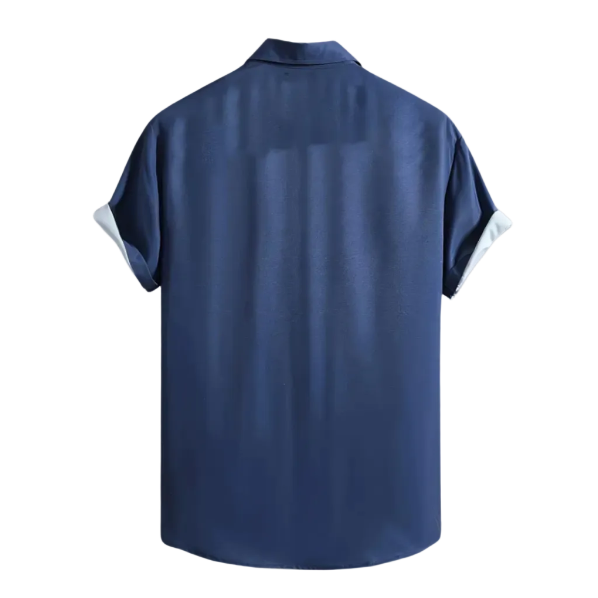 Herrenhemd aus Polyester | Kurzarmhemd mit Regulärer Passform | Leichtes Design für Alltag und Freizeit | Schmid