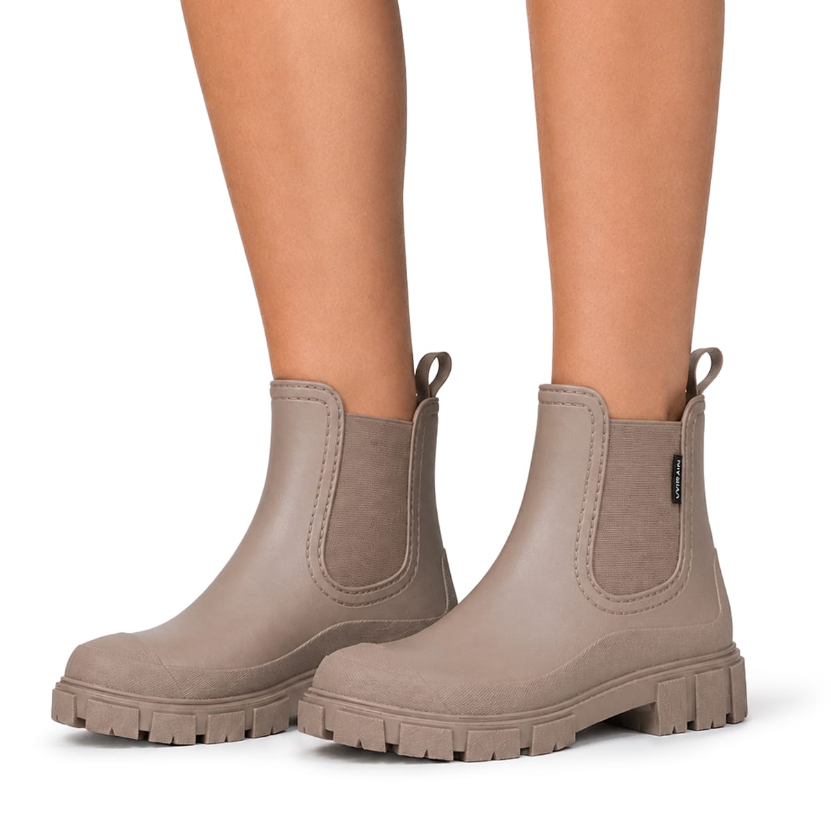 Wasserdichte Stiefeletten | Synthetik & Textilfutter | Profilierte Gummisohle mit Elastischen Seiteneinsätzen | Schmid