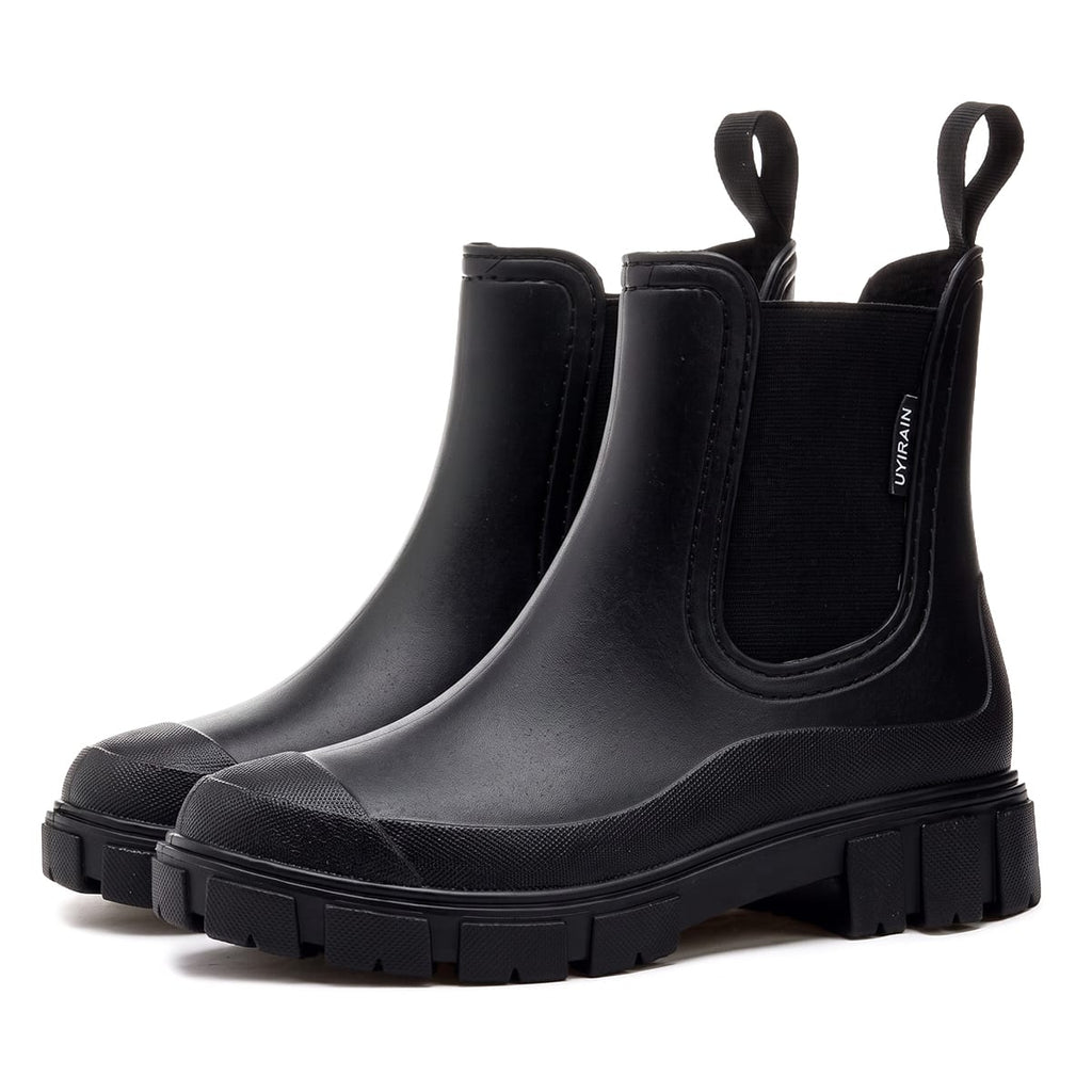 Wasserdichte Stiefeletten | Synthetik & Textilfutter | Profilierte Gummisohle mit Elastischen Seiteneinsätzen | Schmid
