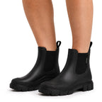 Wasserdichte Stiefeletten | Synthetik & Textilfutter | Profilierte Gummisohle mit Elastischen Seiteneinsätzen | Schmid