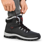 Gefütterte Winterstiefel | Wasserabweisendes Obermaterial & TPR-Profilsohle | Schnürstiefel in EU 39–46 | Schmid
