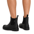 Wasserdichte Stiefeletten | Synthetik & Textilfutter | Profilierte Gummisohle mit Elastischen Seiteneinsätzen | Schmid