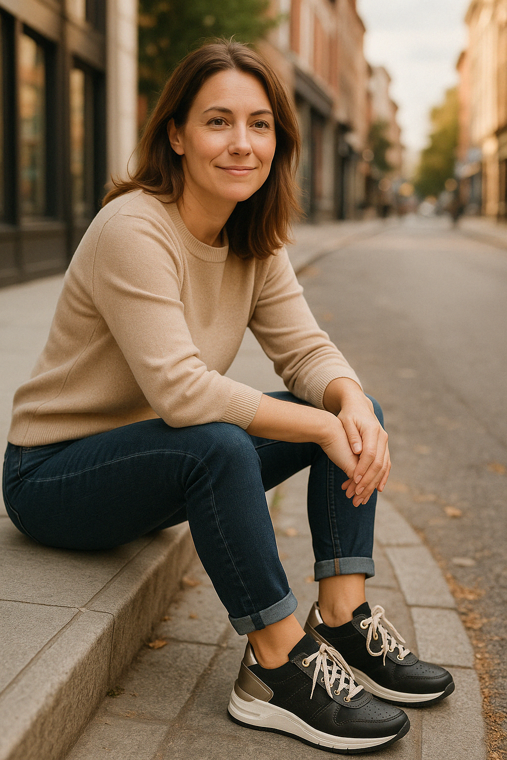 Damen - Orthopädische Wanderschuhe mit Reissverschluss und Gepolsterter Sohle