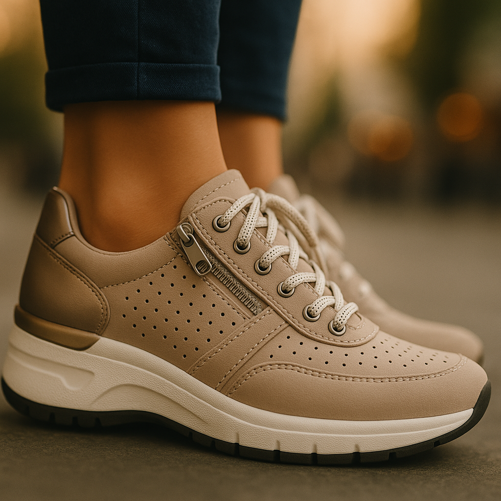 Damen - Orthopädische Wanderschuhe mit Reissverschluss und Gepolsterter Sohle