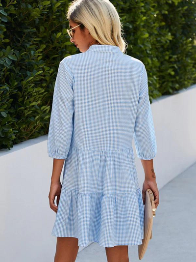 Damen | kariertes kleid