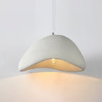Wabi-Sabi Pendelleuchte aus Gewebe – Deckenlampe für Innenräume
