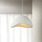 Wabi-Sabi Pendelleuchte aus Gewebe – Deckenlampe für Innenräume