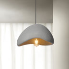 Wabi-Sabi Pendelleuchte aus Gewebe – Deckenlampe für Innenräume