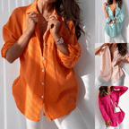 Damenbluse aus Polyester | Langärmlige Bluse mit Regulärer Passform | Alltag und Saisongebrauch | Schmid