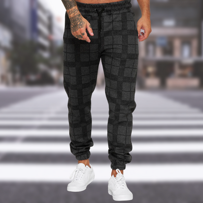 Felix | chino-hose mit karomuster