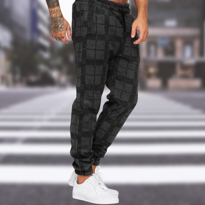 Felix | chino-hose mit karomuster