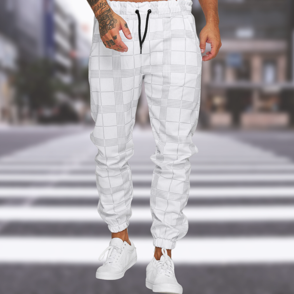 Felix | chino-hose mit karomuster