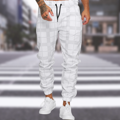 Felix | chino-hose mit karomuster