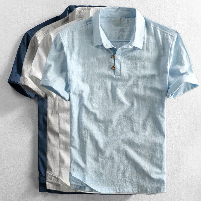 Amalfi | leinen poloshirt