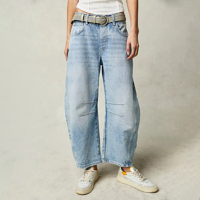 Jeans l mit weitem Bein für Damen
