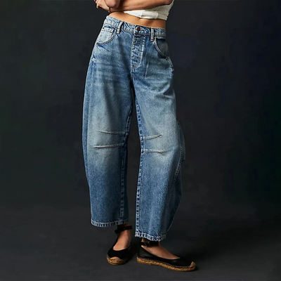 Jeans l mit weitem Bein für Damen