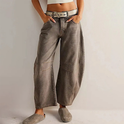 Jeans l mit weitem Bein für Damen