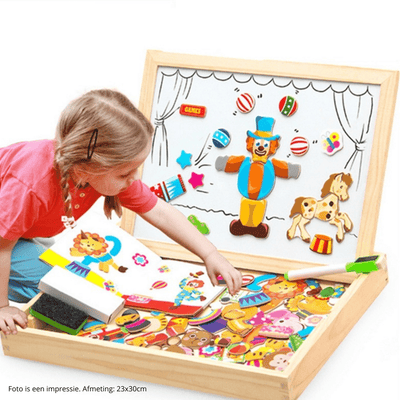 Artmagnet board | magnetische & klassische tafel aus holz für kinder – kreativität und lernspaß überall