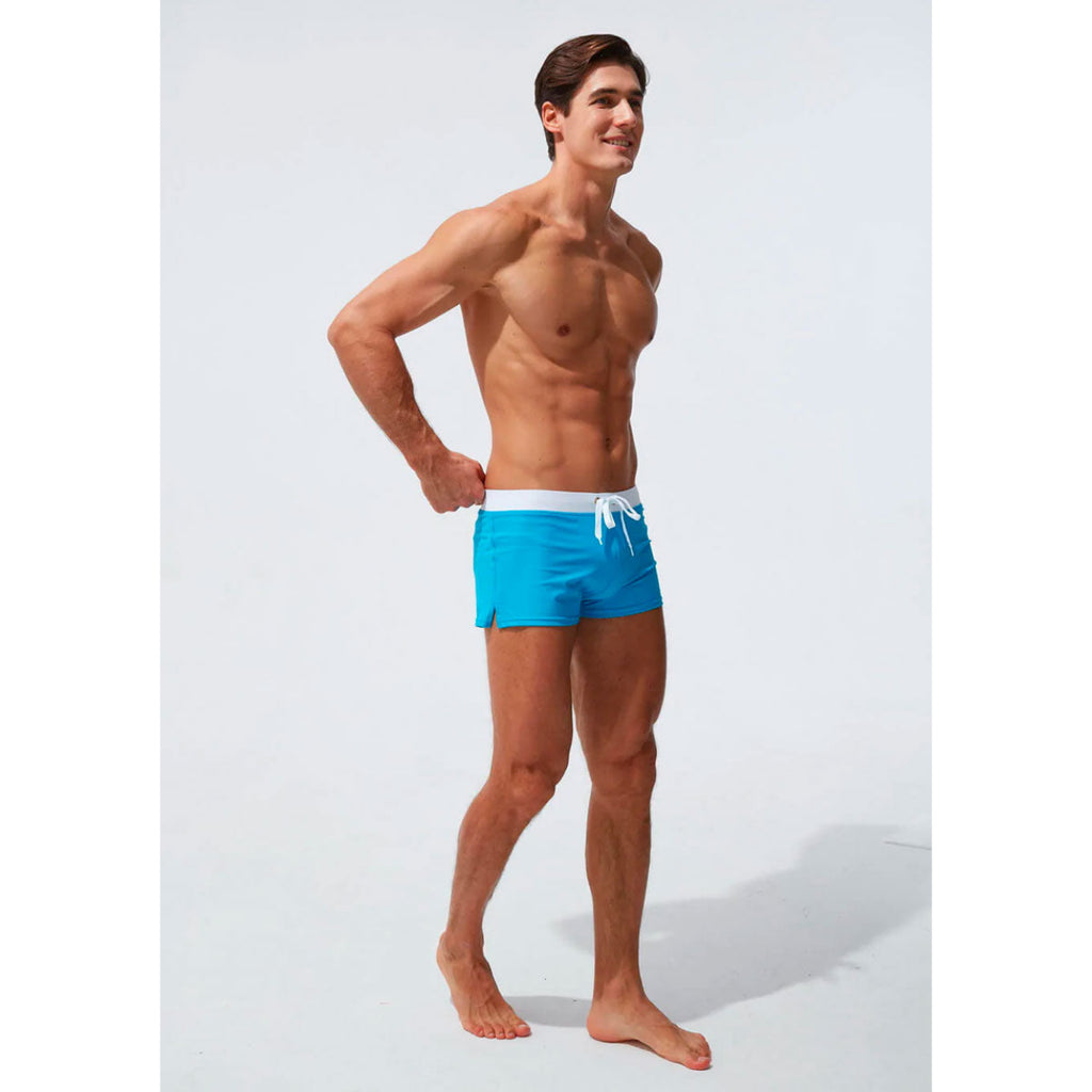 Moderne Herren Badehose – Schnelltrocknende Badeshorts Mit Elastischem Bund