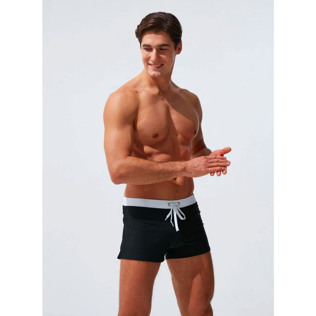 Moderne Herren Badehose – Schnelltrocknende Badeshorts Mit Elastischem Bund