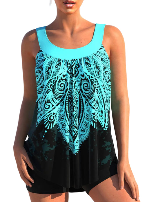 ByFey - Tankini Set mit hochgeschnittener Hose für Damen