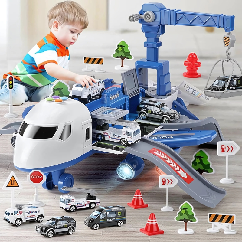 Interaktives Flugzeug‑Spielset mit Lichtern und Geräuschen