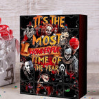 Horror-Adventskalender | 24 Minifiguren & Verschiedene Sammlerstücke | Halloween-inspirierter Countdown-Kalender zum Sammeln & Verschenken | Schmid