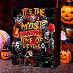 Horror-Adventskalender | 24 Minifiguren & Verschiedene Sammlerstücke | Halloween-inspirierter Countdown-Kalender zum Sammeln & Verschenken | Schmid